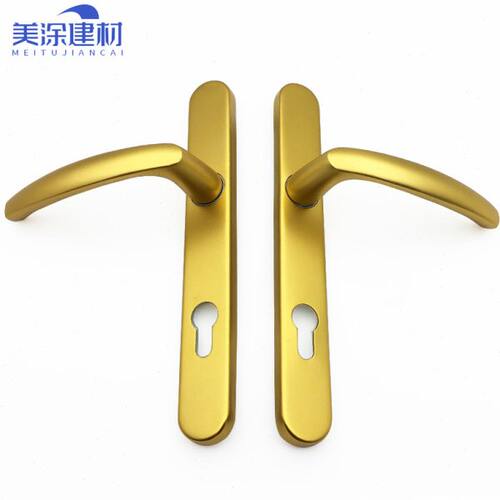 断桥铝合金平开门锁门把手门执手85孔距锁具门拉手锁芯锁体外开