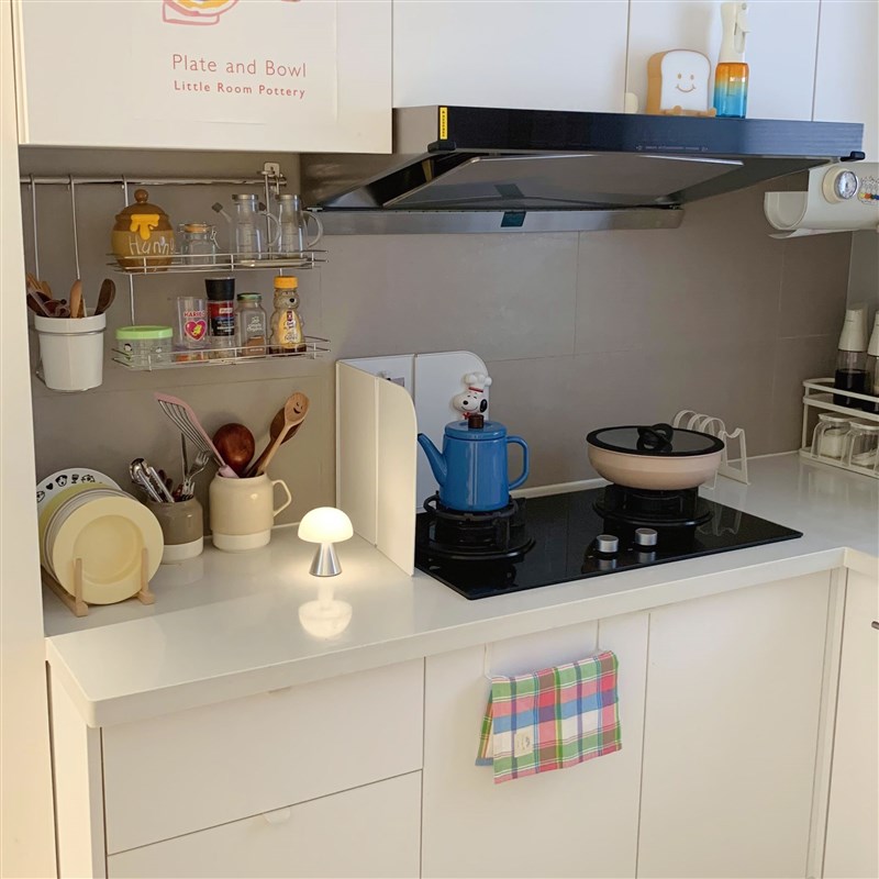 厨房篇丨厨房f挡油板加厚灶台煤燃气灶隔热耐高温炒菜防油溅板