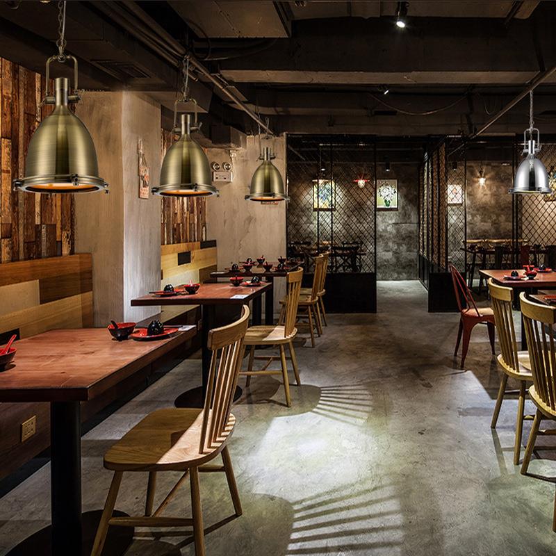 餐厅吧台咖啡厅酒吧复古Loft铁艺重金属灯工业风贾伯斯罗伯斯吊灯