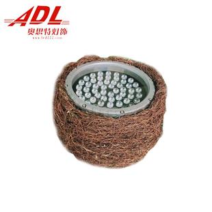 LED鸟巢照树灯户外防雨观庭院绿化鸟窝射树投光灯树藤鸟巢灯室外