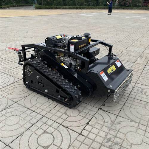 小型农用履带旋耕机 四冲程履带式割草打草机 全地形果树粉草机