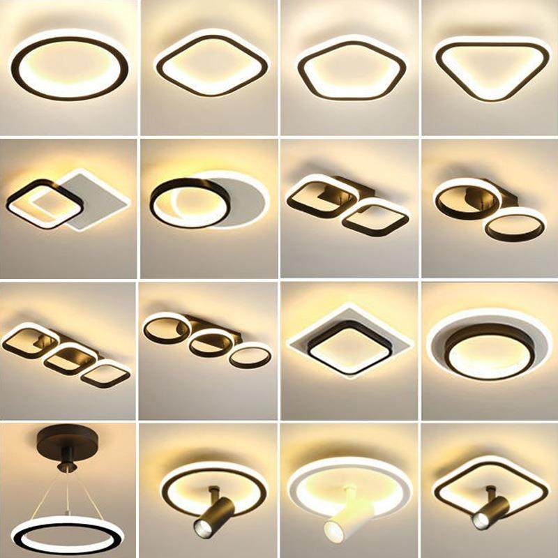 北欧过道灯阳台灯LED现代简约创意个性衣帽间客厅入户玄关吸顶灯