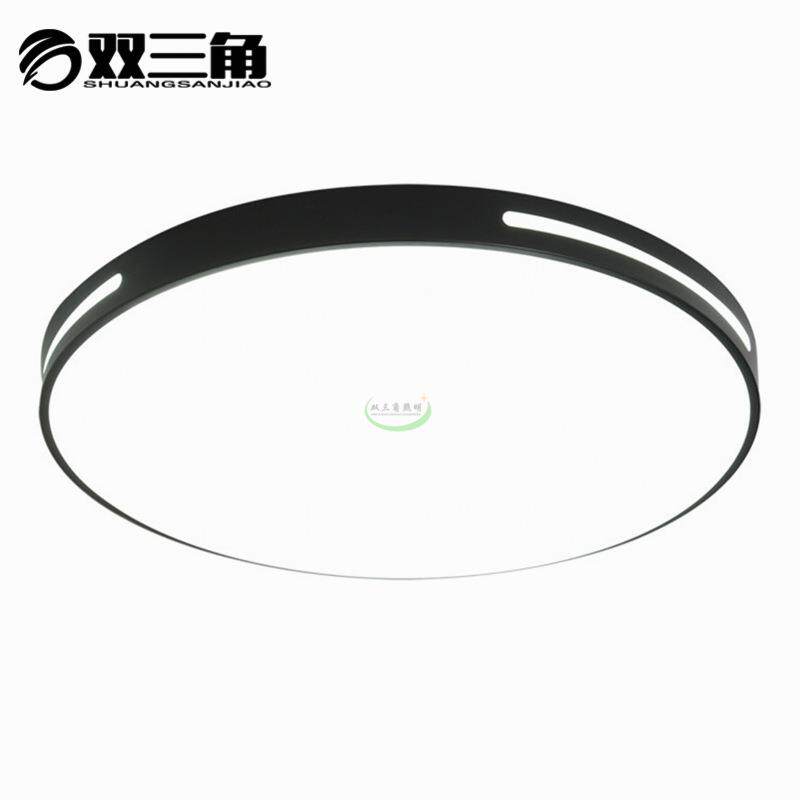 LED吸顶灯圆形黑白色镂空客厅餐厅卧室书房阳台过道厨房长正方形