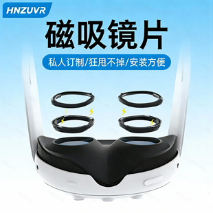 【不伤VR主机镜片】Quest3眼镜近视镜片Meta oculus quest3s磁吸眼镜镜片防蓝光定制非球面镜片Quest3镜片