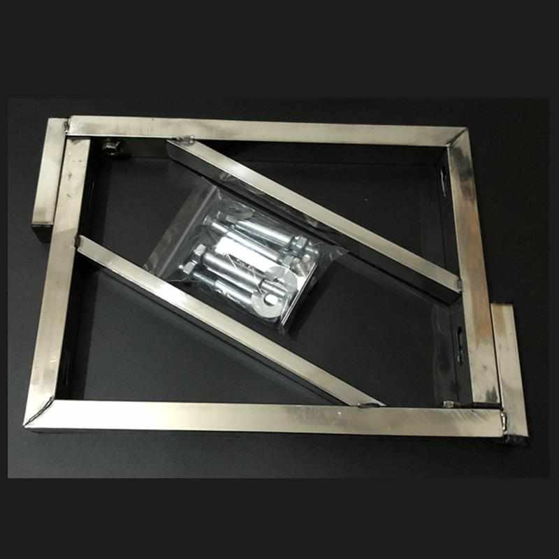 高强度大不锈钢方管板架小台面板支架托架台盆托架角架Z台下台三