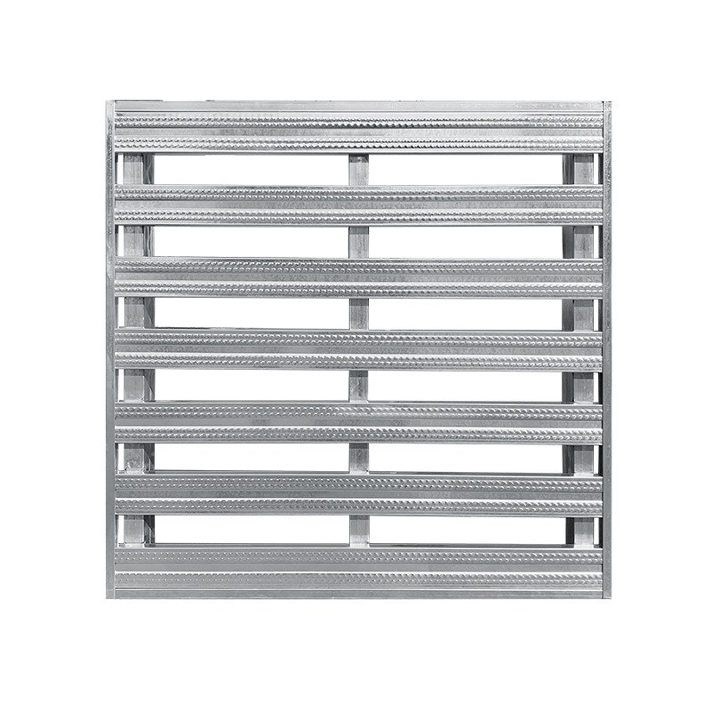 1.2米*1米镀锌钢制托盘金属栈板物流托盘叉车铁S托盘川字喷塑托盘