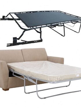 家具五金三折床配件五金配件连接器沙发床用配件多功能二折床D64