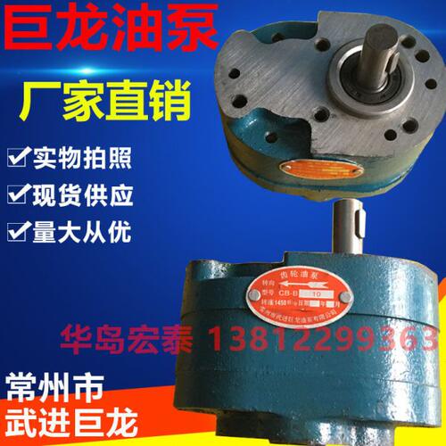 常州市武进巨龙齿轮泵CB-B10/6/4/16/20/25/32/50/63/80/100/125