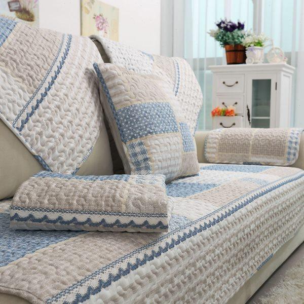 沙发垫布艺棉四季坐垫子欧式田园防滑现代简约,居家布艺,沙发垫,淘宝优惠券,粉丝福利购,淘宝优惠卷