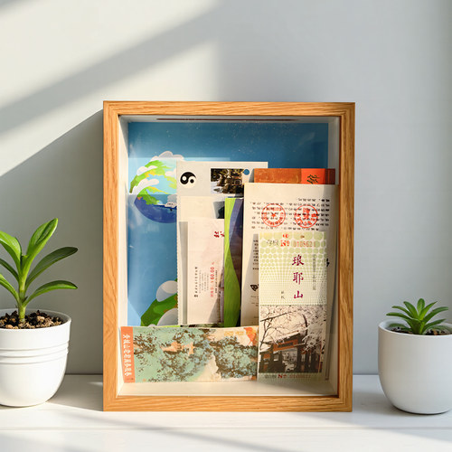 时光碎片旅行景点飞机火车票收纳