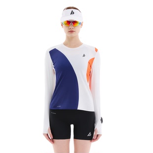 PBRUNNER纽约限定系列 男女情侣款长袖马拉松/跑步速干超轻修身