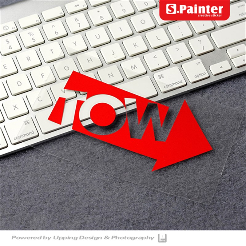 S.P贴绘社 TOW拖车箭头贴纸 C汽车牵引口装饰反光贴 改装防水贴