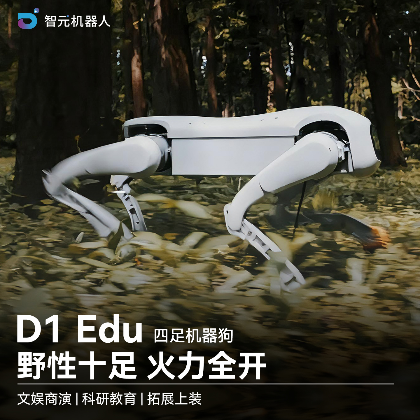 智元机器狗多地形越野二次开发