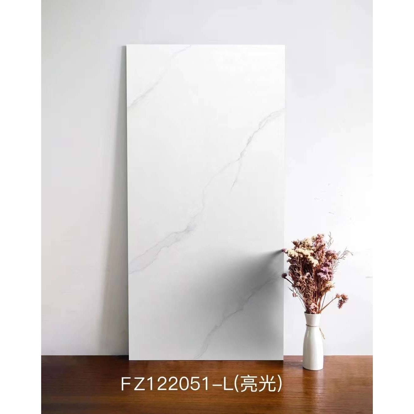 600*1200爵士白通体大理石瓷砖防滑耐磨工程砖浅色大理石墙地