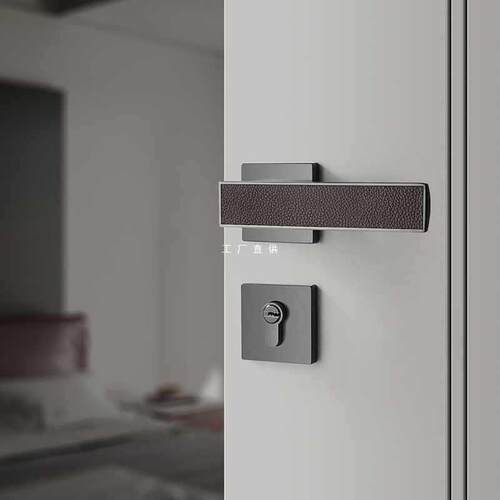 贝雷欧门锁轻奢室内卧室门锁极简磁吸静音实木门锁家用通用型