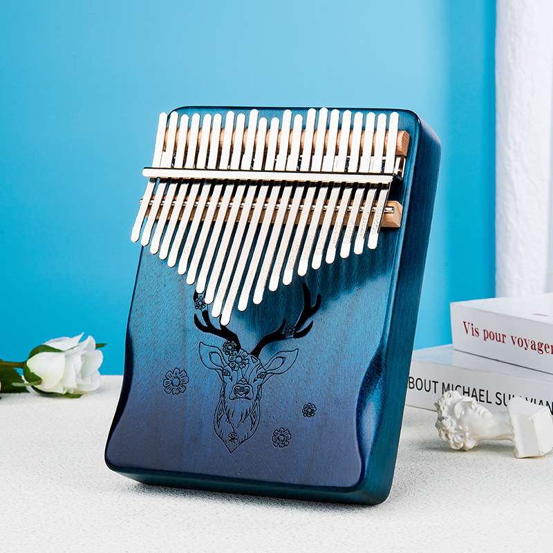 跨境拇指琴kalimba17音21音卡林巴琴 拇指钢琴 手指钢琴 便携乐器