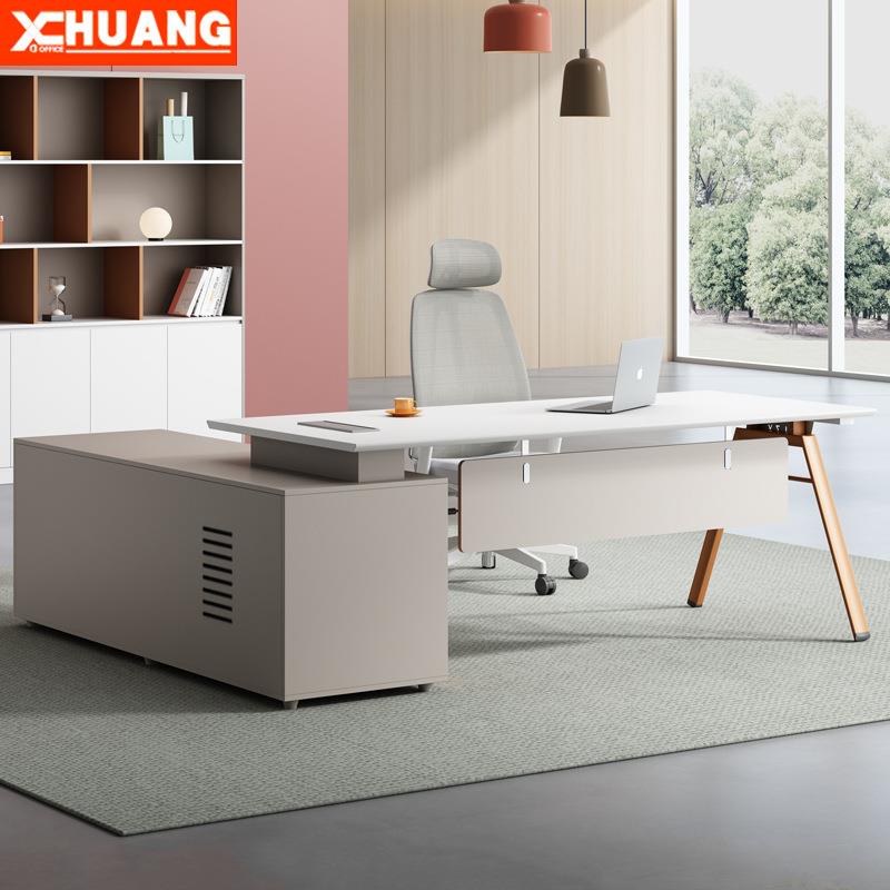 主管经理办公桌简约现代老板办公桌椅组合大班台办公室家具老板桌