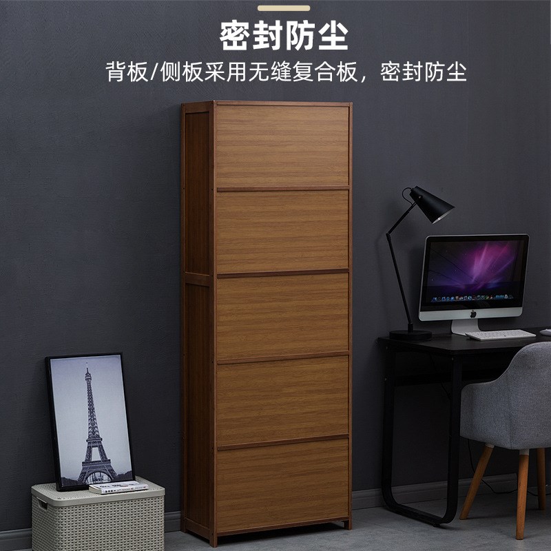 书架书柜置物架带柜门储物柜一体格子柜展示柜落地多层客厅置物柜