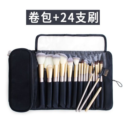 便携化妆刷收纳包空套多功能专业画笔美甲工具男女防水布化妆包袋