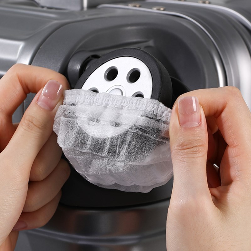 行李箱轮子保护套旅行箱防脏防尘套万向轮一次性收纳防尘脚套轮罩