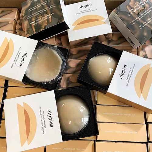 防走光硅胶乳贴吊带胸贴女用隐形胸贴防凸无肩带防滑夏季