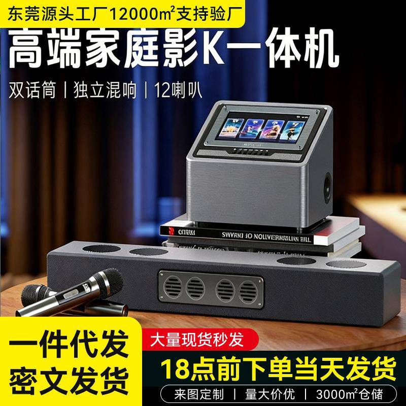 柯莱逊高端家用1:1还原KTV音响套装 家庭影院K歌点歌一体机卡拉OK图片