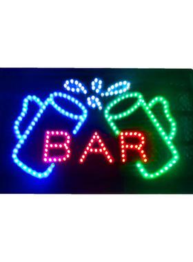 有ULCE认证LED广告牌 BAR告示牌招牌 酒吧店招 发光字