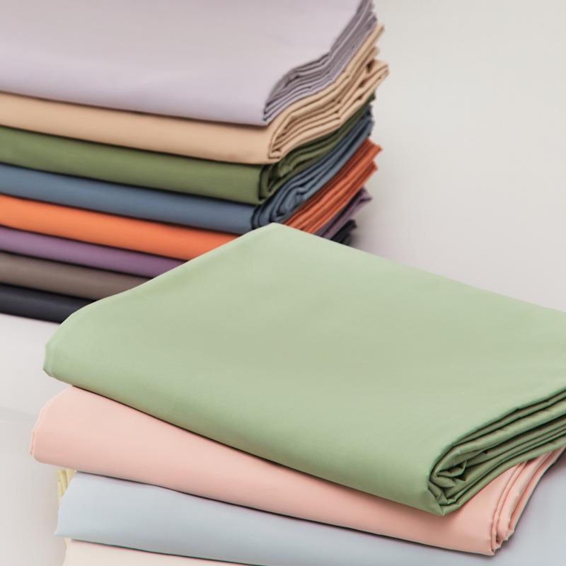 轻奢简约长绒棉贡缎100支全棉被套单件纯棉单人枕套宿舍学生被罩