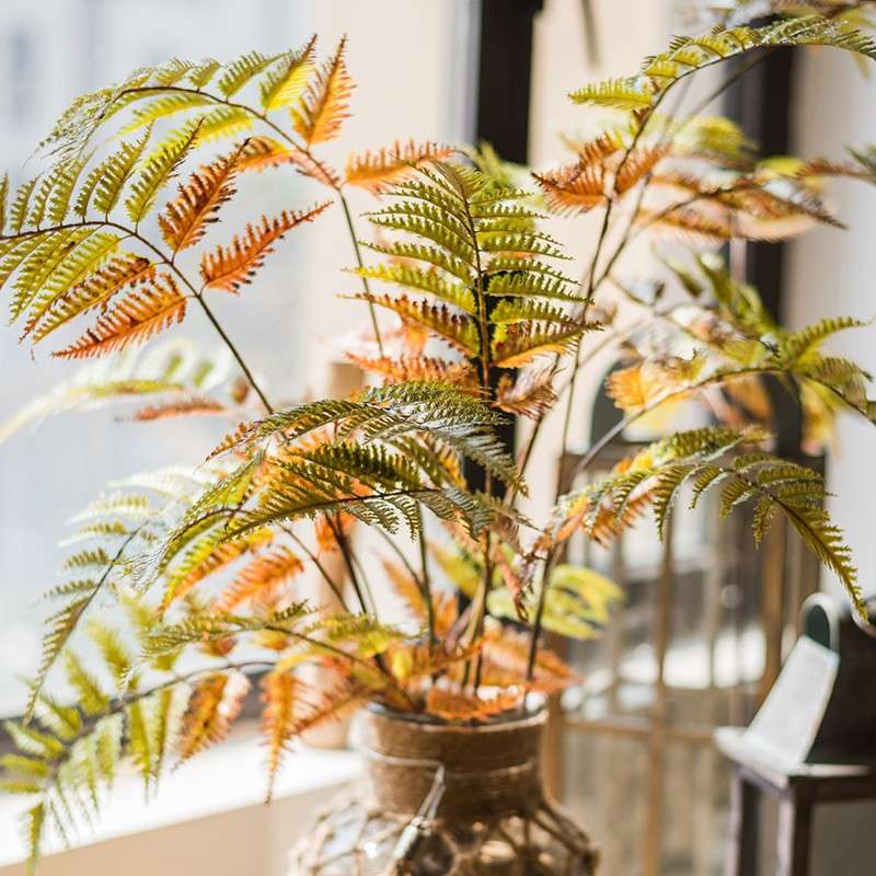 桫椤叶仿真花绿植蕨类植物装饰花艺插花森系婚礼造景用品