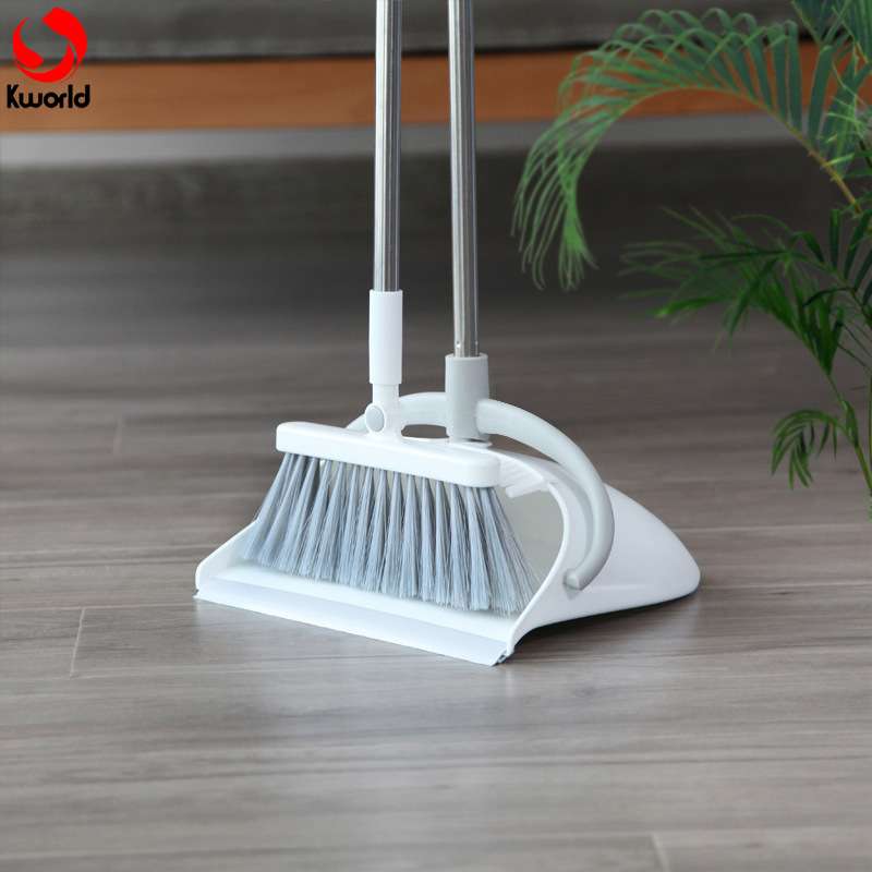 厂家直销现货金汇达旋转扫把簸箕套装家用扫帚组合扫地笤帚子建君