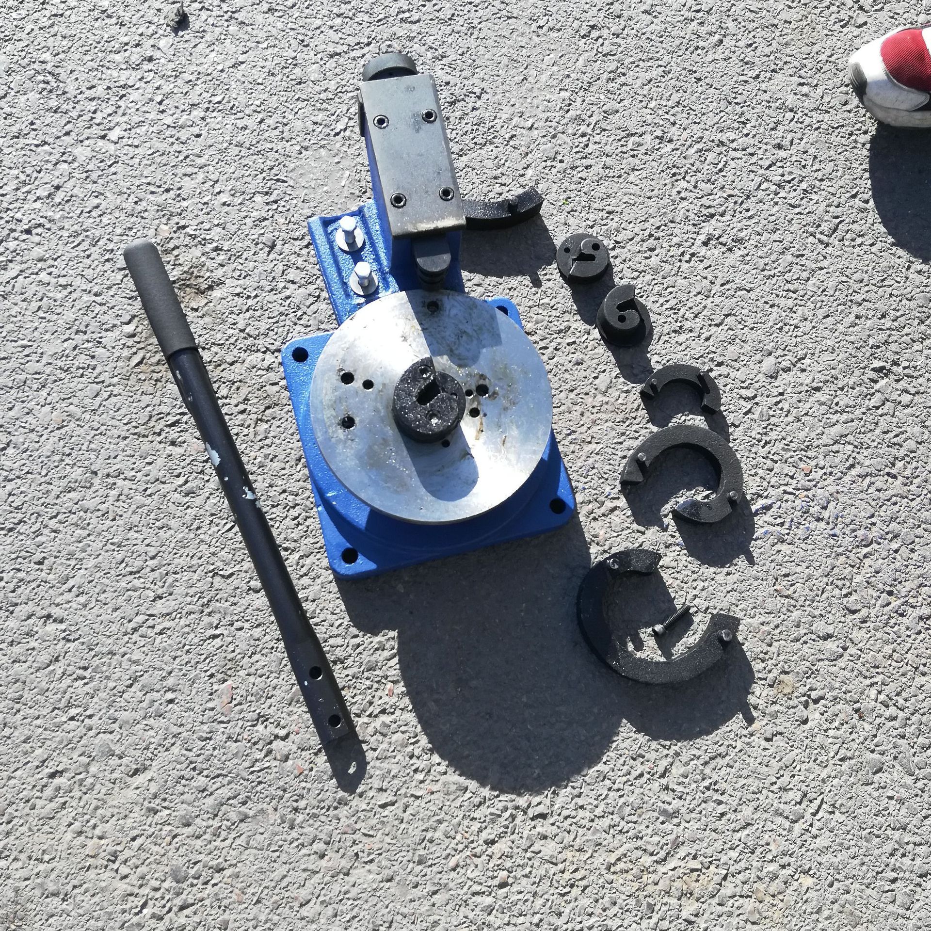 手持式弯花机 围栏家具手扳弯型机 铁艺大门花架弯花成型机