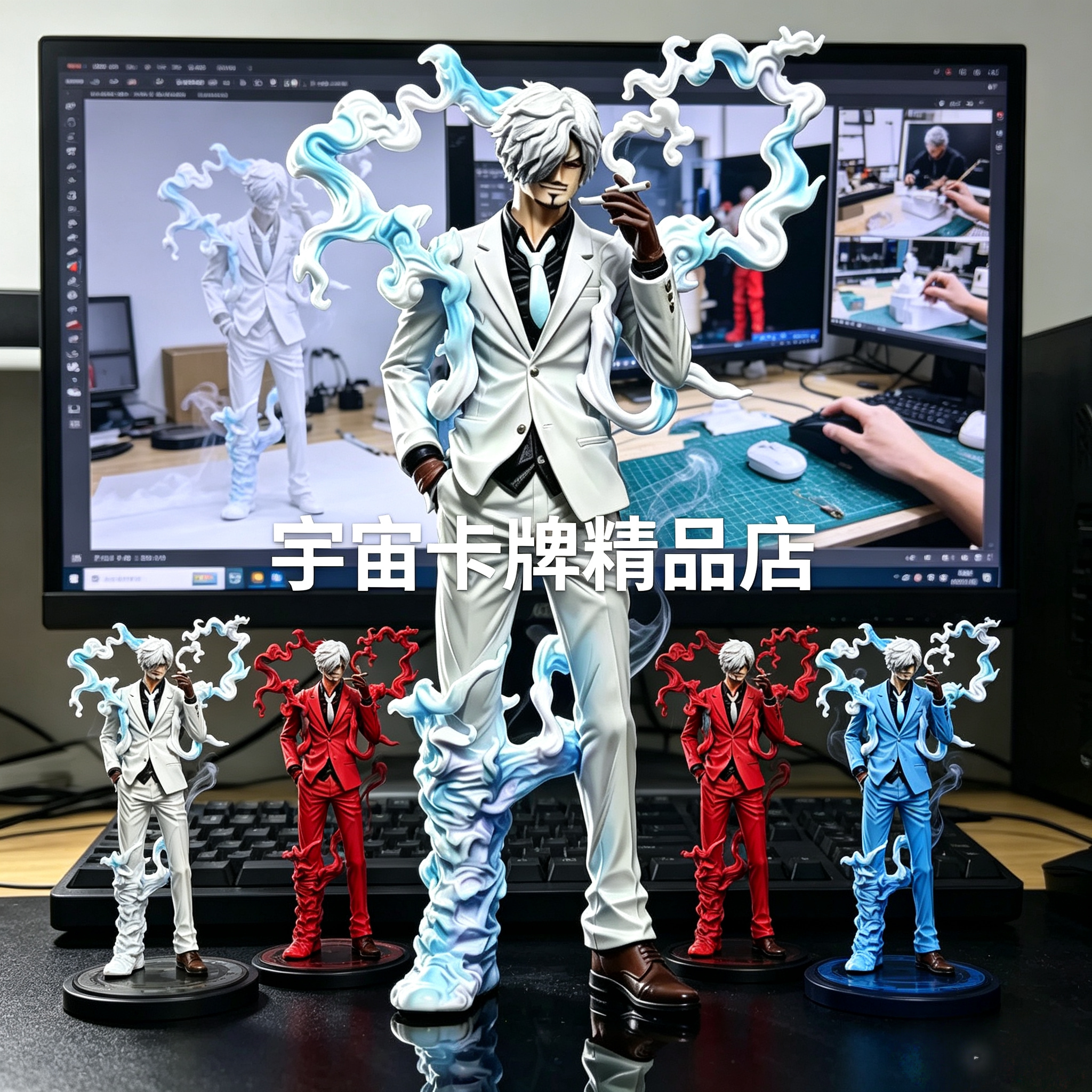 海贼王尼卡山治雕像手办现货