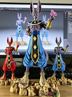 七龙珠手办龙珠超破坏神比鲁斯手办维斯吉连托破GK动漫模型周边