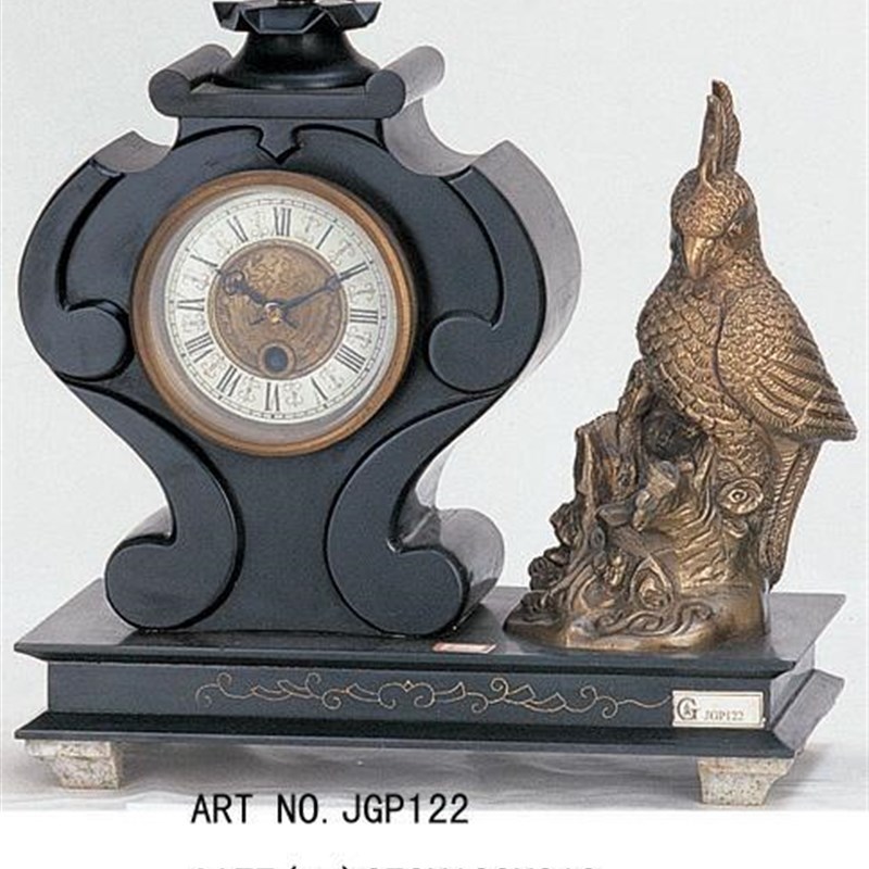 工艺理石机械钟表l铸铜钟座钟 摆件 欧式古典复古田园复古台钟大