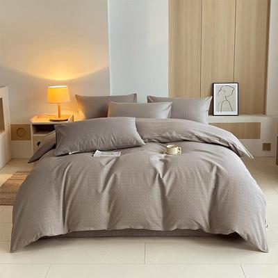 纯棉A类四件套100全棉老粗布加厚床单被套2025新款四季通用三件套