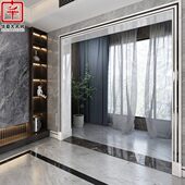 铝合金金属门套门框人造大理石石材背景墙边框装 饰窗套瓷砖包边线