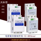 XXFK 80A 400V 电容复合投切开关 45A 60A 威斯康电子式 投切开关