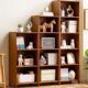 组合书柜子多功能家用客厅书架实木落地储物多层大书橱儿童置物架