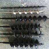 1700W超大扭力电动地钻 土钻挖坑钻冰打桩种植施肥飞机钻头