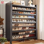 美厨物语特厚钢制置物架落地多功能防尘收纳家用多层架整体橱柜收