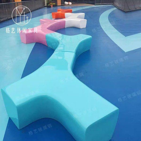 玻璃钢坐凳创意树杈美陈字母组合拼接座椅商场户外公园休息区座椅,商业/办公家具,等候椅系列,淘宝优惠券,粉丝福利购,淘宝优惠卷