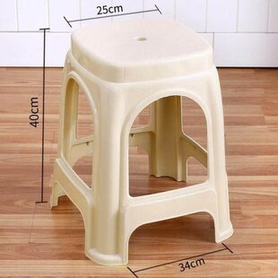 家用登高凳子40cm45cm餐厅板凳商用饭店40公分高的椅子坐高塑料