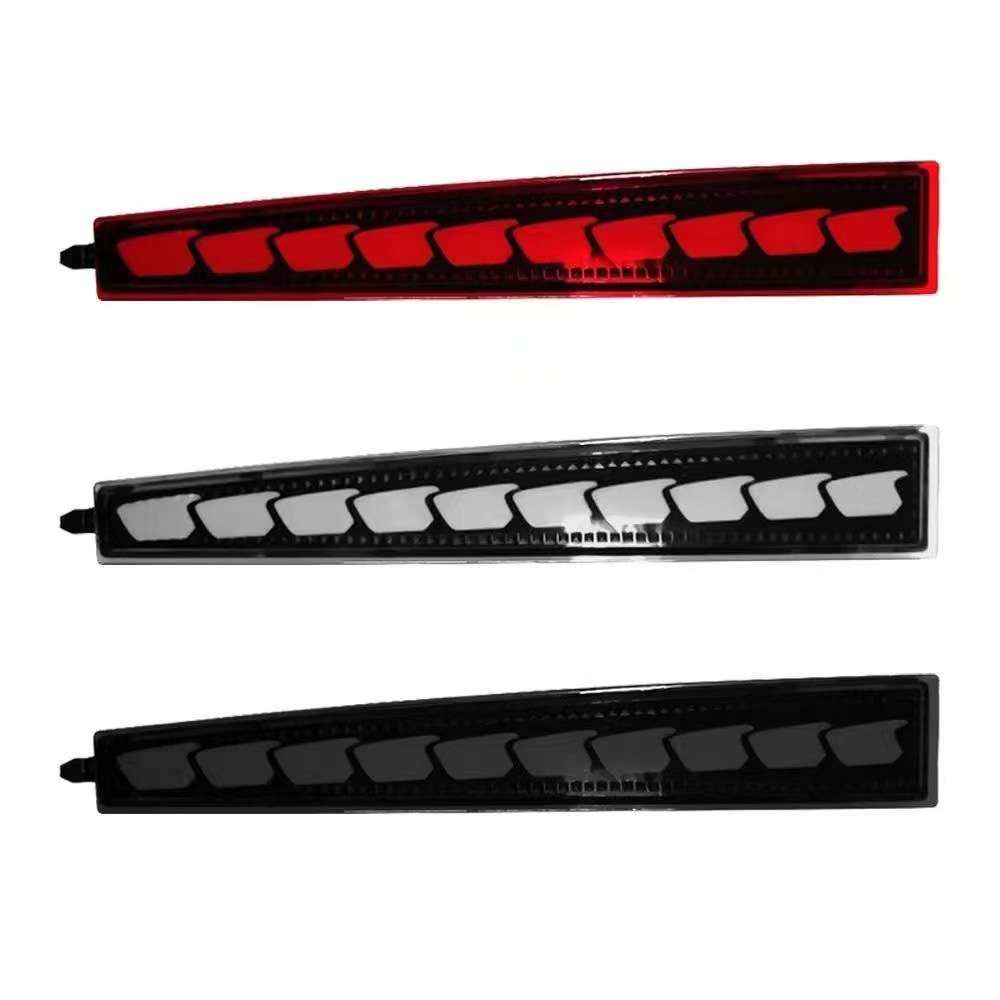 适用BEZZA后杠灯ALZA改装LED带行车刹车转向流水后保险杠尾灯流光