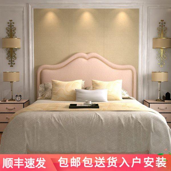 简约现代少女双人床轻奢网红床主卧科技布床小户型软包布艺婚床,住宅家具,布艺床,淘宝优惠券,粉丝福利购,淘宝优惠卷