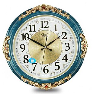 康巴丝(compas)挂钟欧式客厅新中式钟表石英钟挂表北欧风格奢华