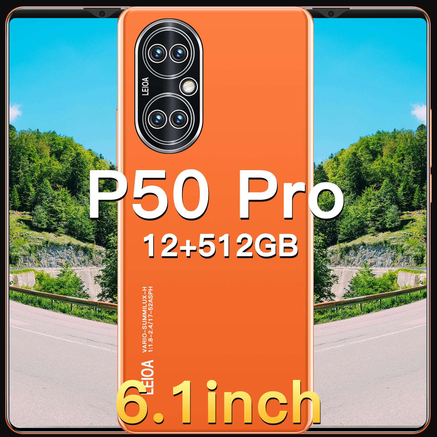 P50Pro跨境低价智能手机 安卓6.1英寸高清东南亚直播手机现货工厂