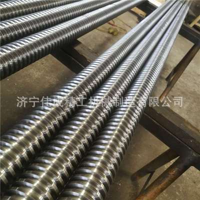 厂家加工机床梯形丝杆Tr55螺距12精密传动丝杠左右旋龙门铣丝杠