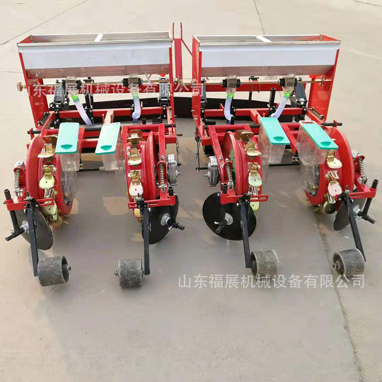 厂家直销悬浮式玉米播种机 单垄双行玉米大豆免耕施肥种植一体机