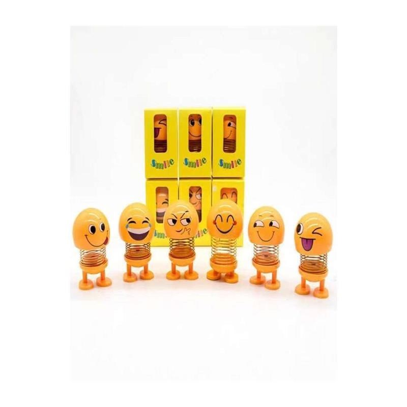 网抖公仔包摆件摇头弹簧装饰品爆车载音红车款汽车仔弹.跳表情笑