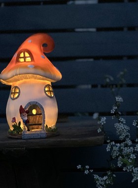 太阳能户外庭院灯新款草坪景观灯别墅花园布置氛围装W饰防水小夜